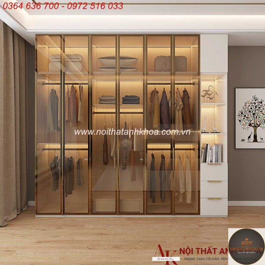xu hướng tủ quần áo cánh kính - Hình 3
