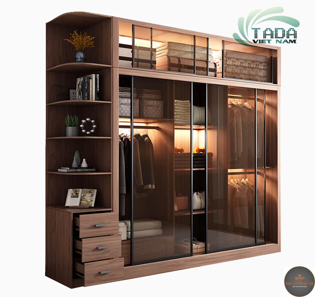 xu hướng tủ quần áo cánh kính - Hình 4