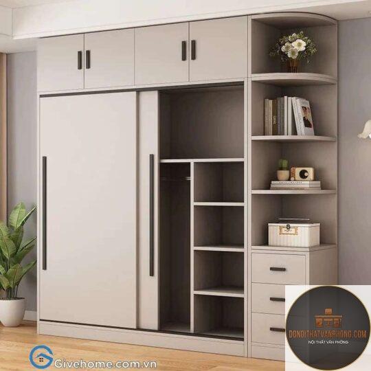 xu hướng tủ quần áo cửa lùa