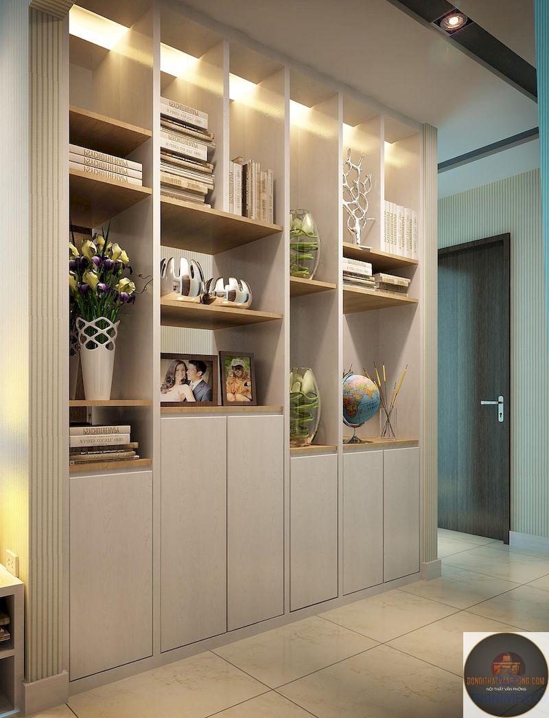 xu hướng tủ trang trí phòng khách - Hình 2