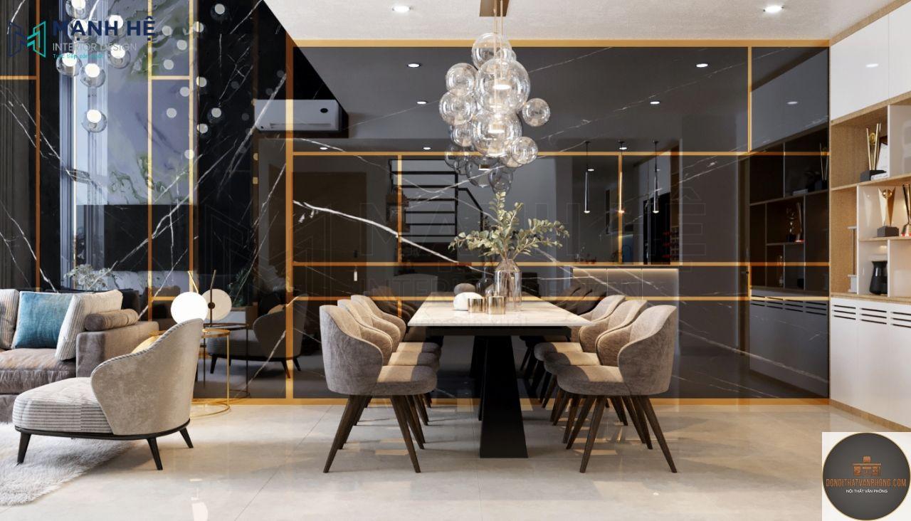 xu hướng tường đá trang trí - Hình 2