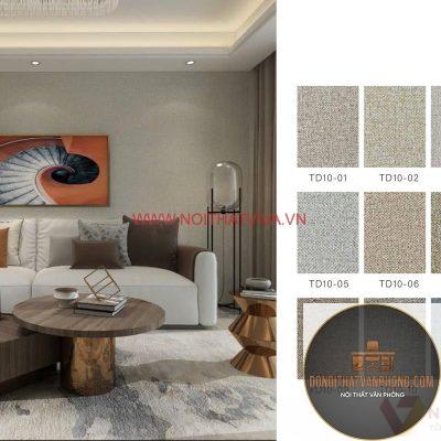 xu hướng vải dán tường