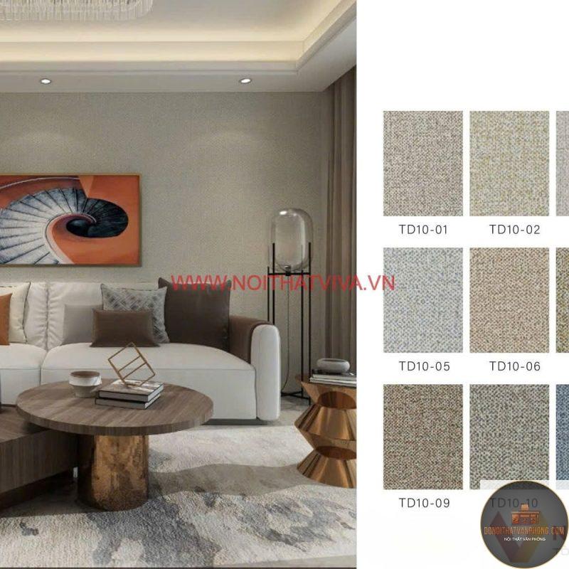 xu hướng vải dán tường