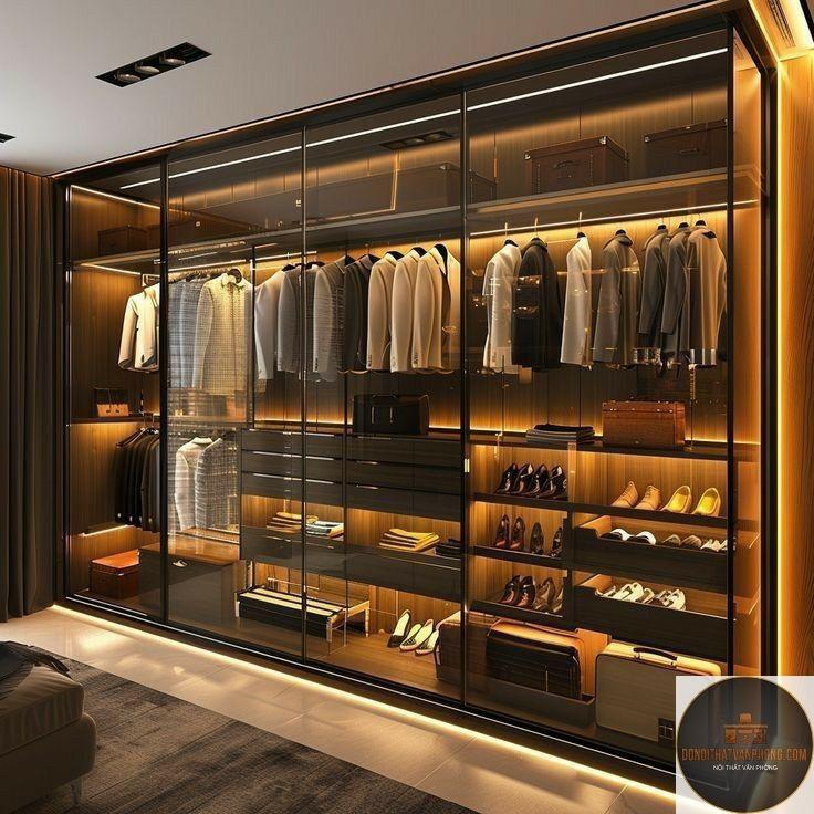 xu hướng walk in closet hiện đại - Hình 4